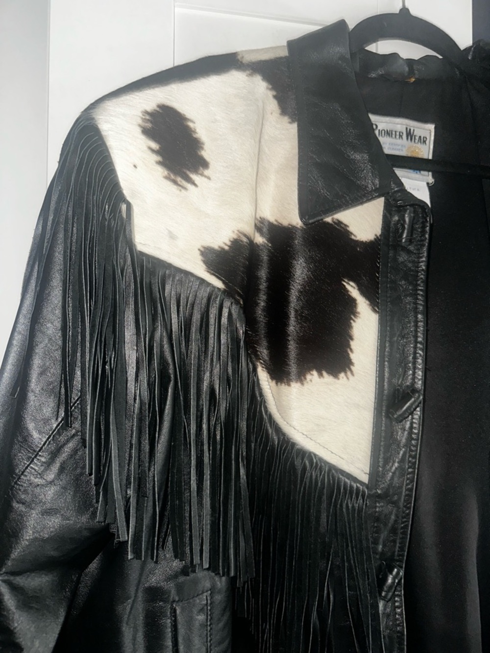 VINTAGE PIONEER WEAR Genuine Leather / Calf Hair - Picture 4 of 12